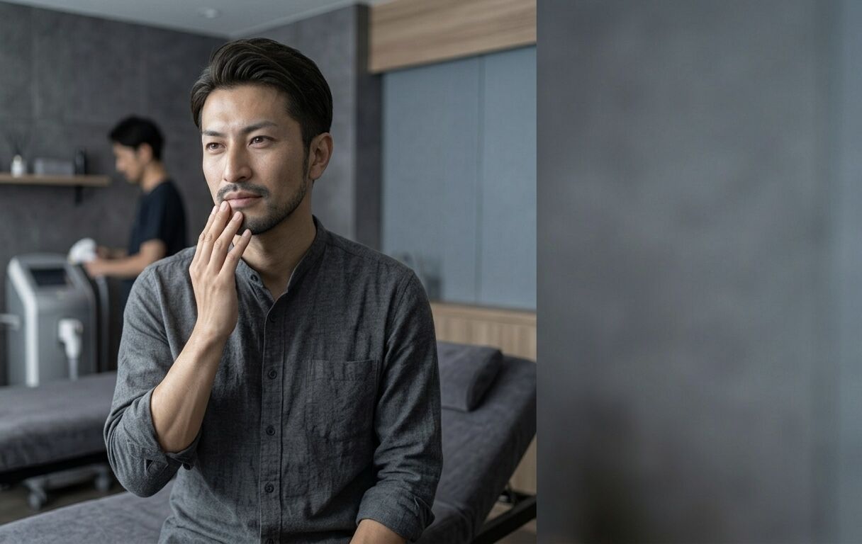 ヒゲ脱毛後の毛はどうなる？すぐに抜けるの？知っておきたい脱毛後の変化