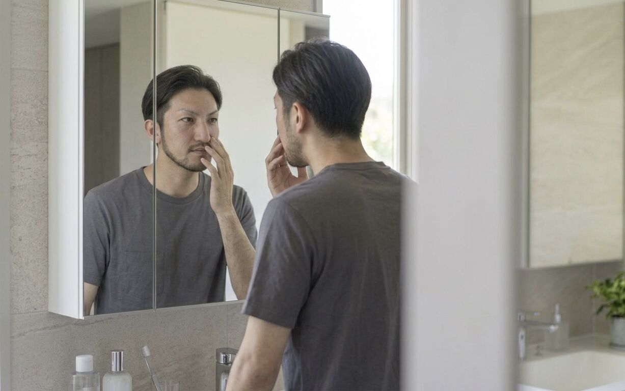 男性の鼻の黒ずみ毛穴はなぜ目立つ？やってはいけないケアとは