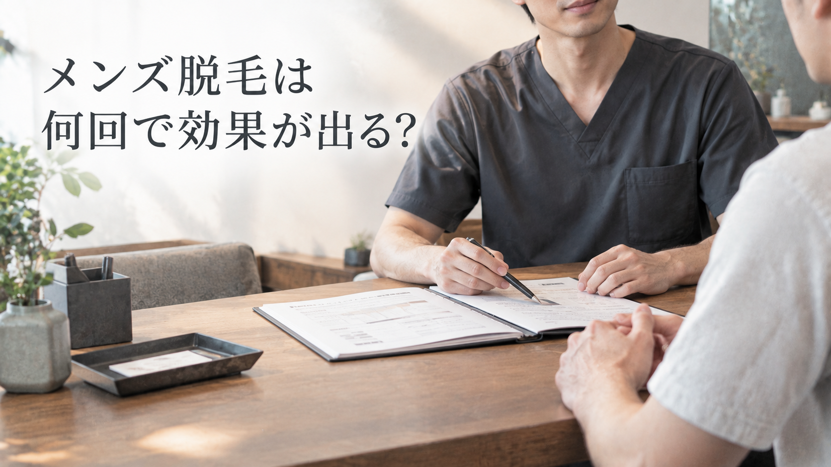 メンズ脱毛は何回で効果が出る？回数だけでは決められない、自分に合った通い方