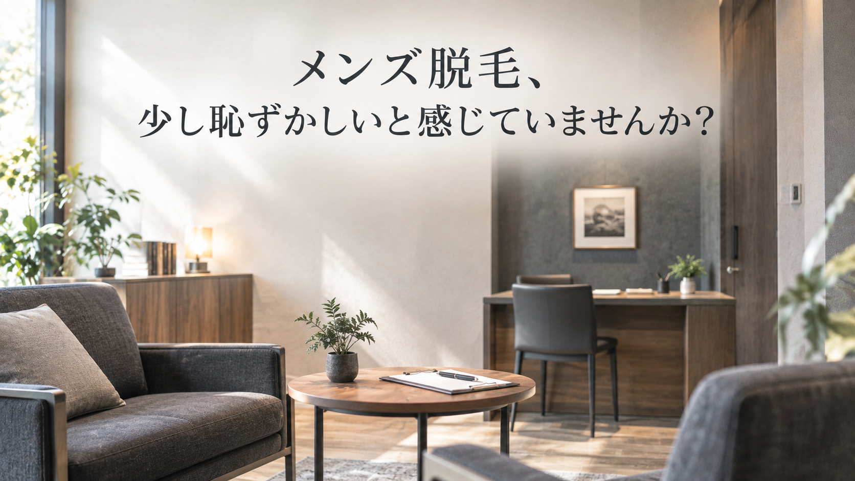 メンズ脱毛に興味はあるけど、少し恥ずかしい？そんな男性に知ってほしいこと