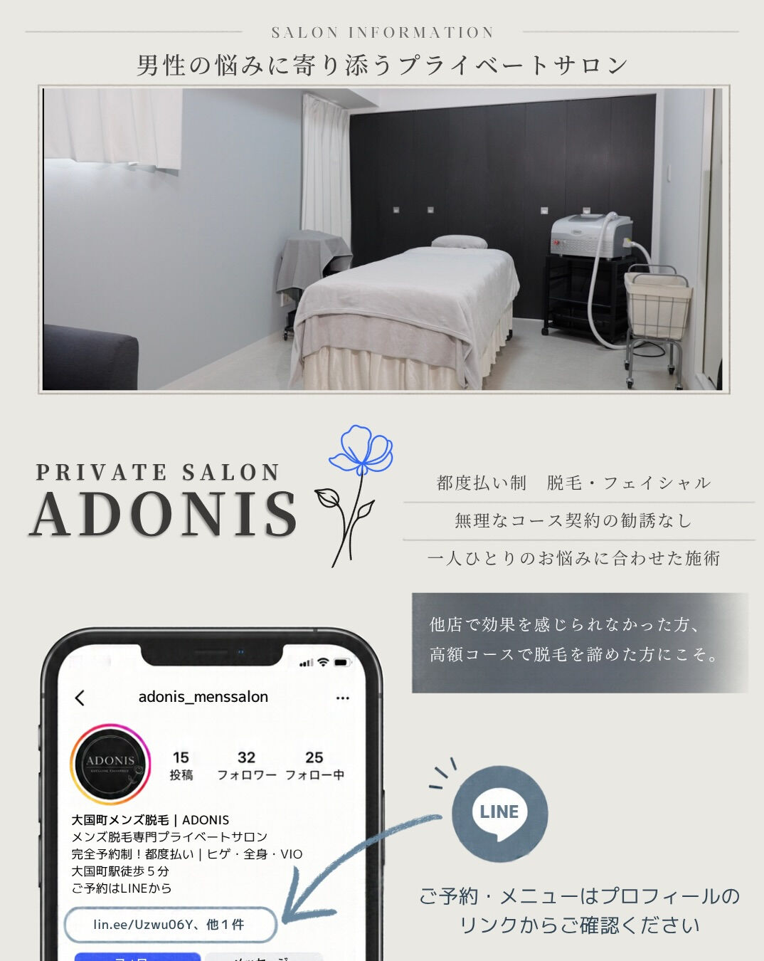 ADONISへいただいたGoogleの口コミをご紹介します！